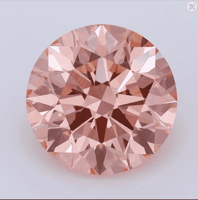 2.21-Carat Fancy Vivid Pink Color VS1-Clarity Certified Lab Fancy Diamond