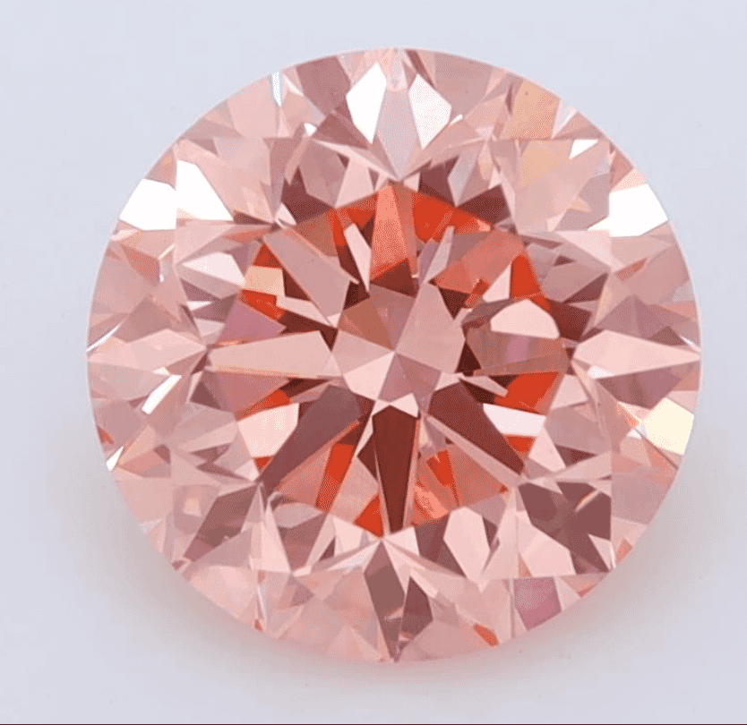 2.65Carat  Color VS2-Clarity Fancy Vivid Pink Lab Fancy Diamond