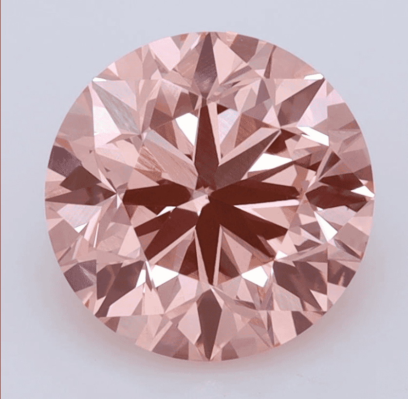 2.84 Carat  Color VS1-Clarity Fancy Vivid Pink Lab Fancy Diamond