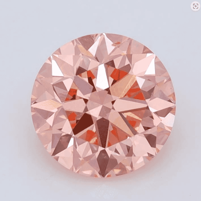 1.50-Carat Fancy Vivid Pink Color VS2-Clarity Certified Lab Fancy Diamond