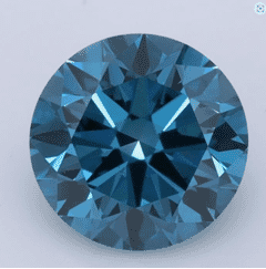 2.04-Carat Fancy Vivid Blue Color VS1-Clarity Certified Lab Fancy Diamond