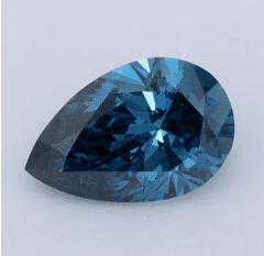 1.61 Carat Fancy Vivid Blue -Color VVS2-Clarity Certified Lab Diamond