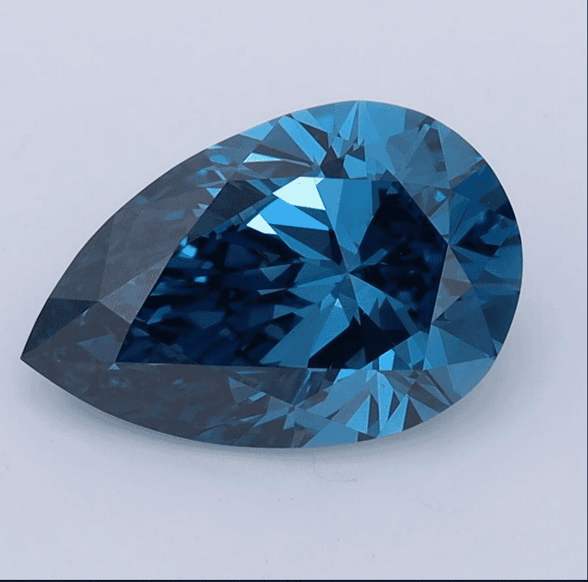 2.20Carat Fancy Vivid Blue -Color VS1-Clarity Certified Lab Diamond