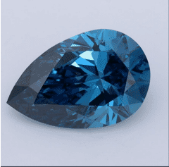 2.20Carat Fancy Vivid Blue -Color VS1-Clarity Certified Lab Diamond