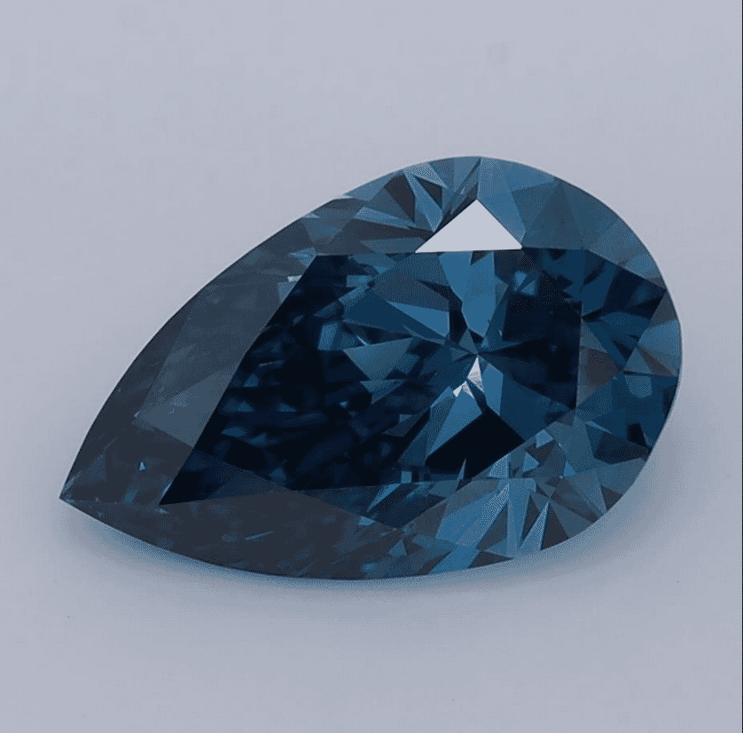 2.21Carat Fancy Vivid Blue -Color VS2-Clarity Certified Lab Diamond