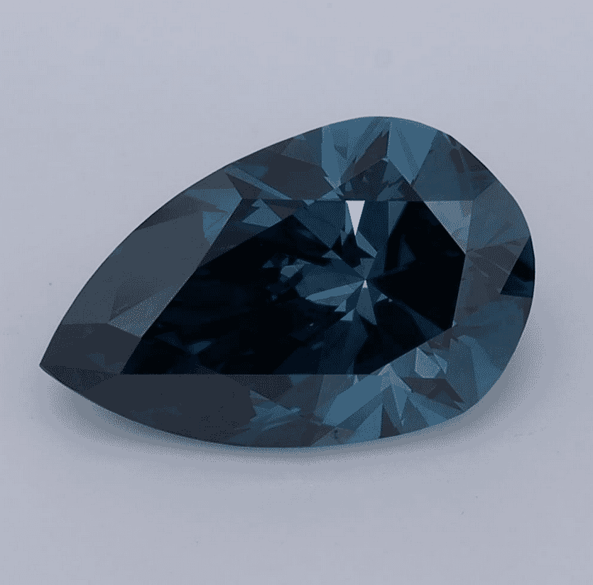 2.59Carat Fancy Vivid Blue  -Color VS1-Clarity Certified Lab Diamond