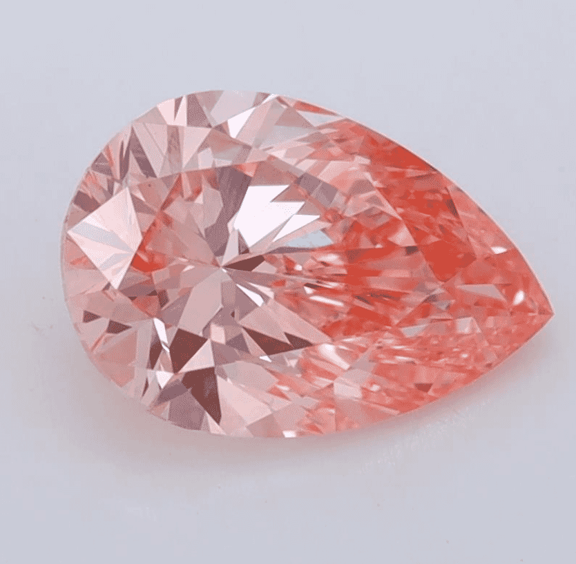 1.76Carat Fancy Vivid Pink  -Color VS1-Clarity Certified Lab Diamond