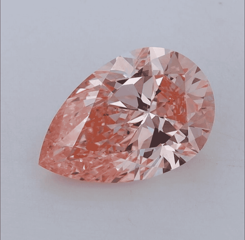 1.76Carat  Color VVS2-Clarity Fancy Intense  Pink Lab Fancy Diamond