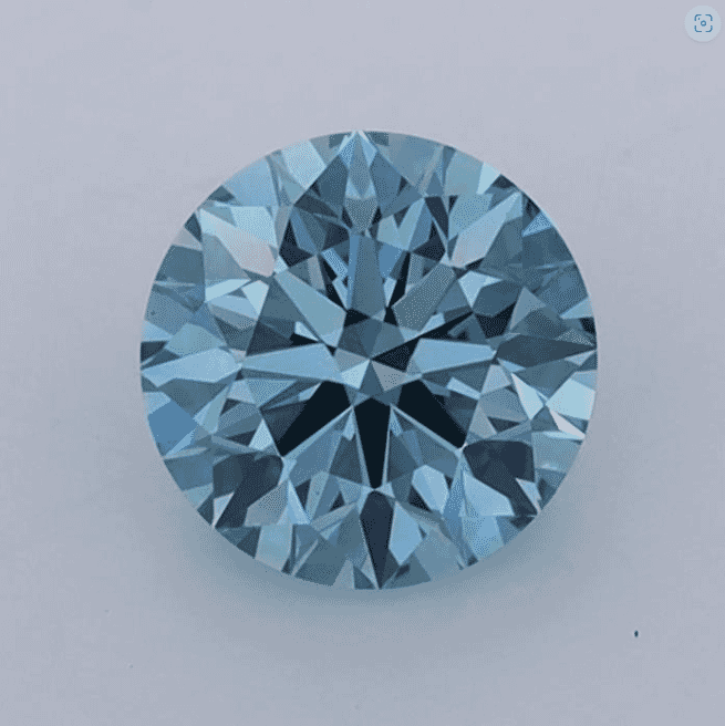 1.03-Carat Fancy Vivid Blue Color VS1-Clarity Certified Lab Fancy Diamond