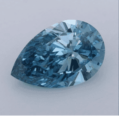 1.10Carat  Color VVS2-Clarity Fancy Vivid  Blue Lab Fancy Diamond