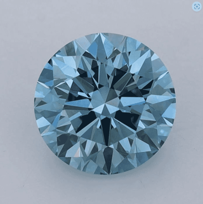 1.40-Carat Fancy Intense Blue Color VVS2-Clarity Certified Lab Fancy Diamond