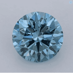 1.40-Carat Fancy Intense Blue Color VVS2-Clarity Certified Lab Fancy Diamond
