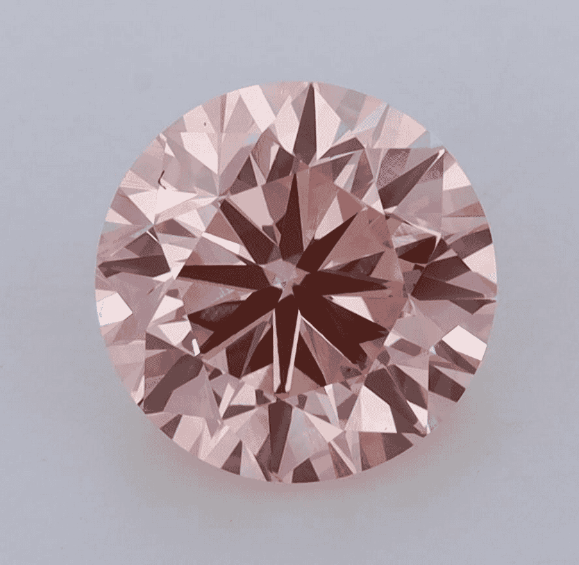 3.00 Carat  Color VS1-Clarity Fancy Vivid Pink Lab Fancy Diamond