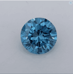 1.01-Carat Fancy Vivid Blue Color VS2-Clarity Certified Lab Fancy Diamond