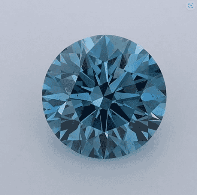 1.04-Carat Fancy Vivid Blue Color VS2-Clarity Certified Lab Fancy Diamond