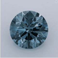1.16-Carat Fancy Vivid Greenish Blue Color VS2-Clarity Certified Lab Fancy Diamond