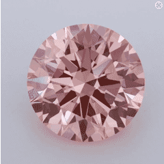1.51-Carat Fancy Vivid Pink Color VS1-Clarity Certified Lab Fancy Diamond