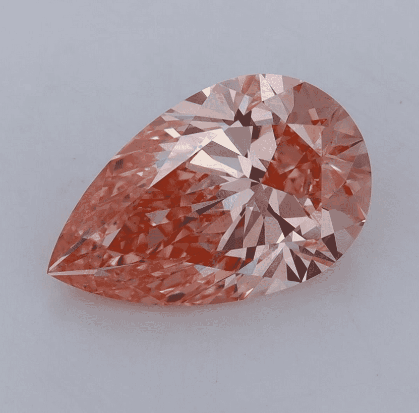3.17Carat  Color VS1-Clarity Fancy Vivid Pink Lab Fancy Diamond