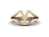 Y Initial Ring in 18k Gold
