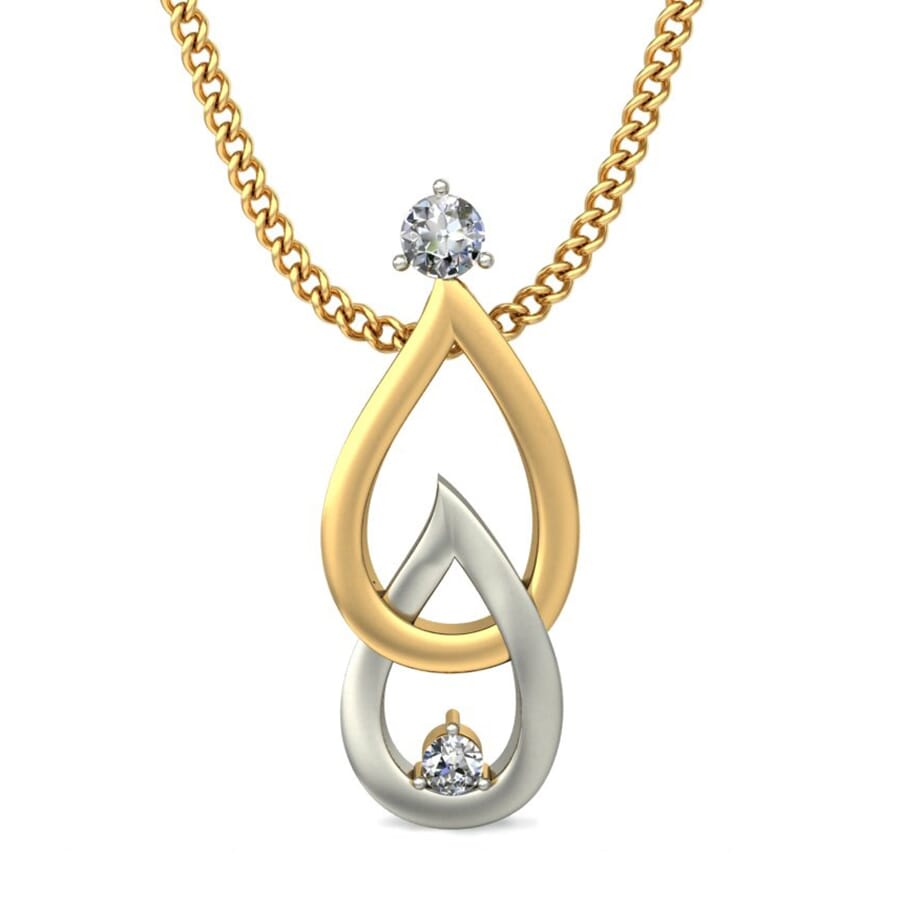Round Diamond Fancy Pendant