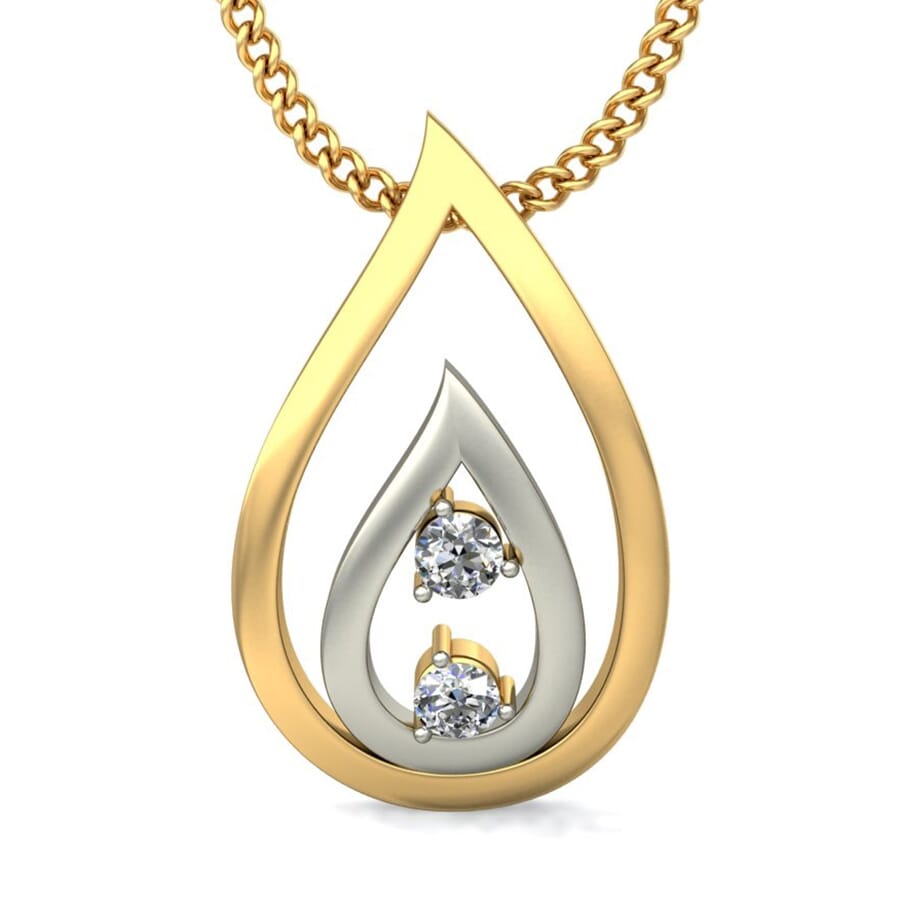 Round Diamond Fancy Pendant