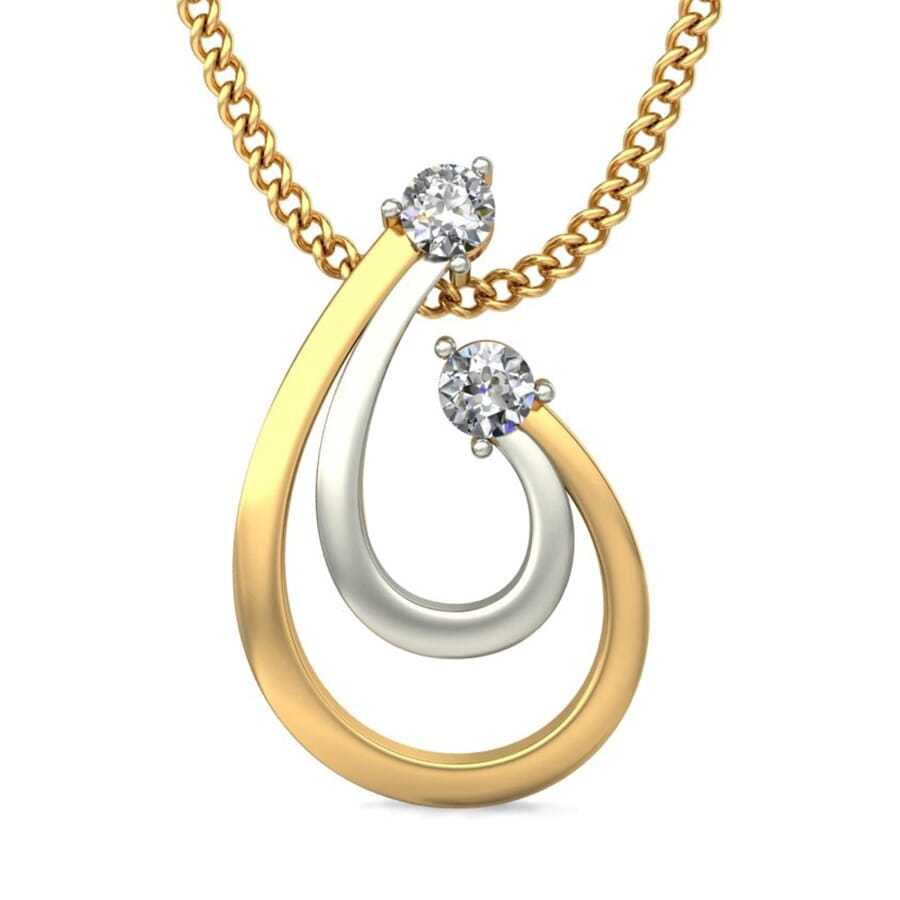 Round Diamond Fancy Pendant