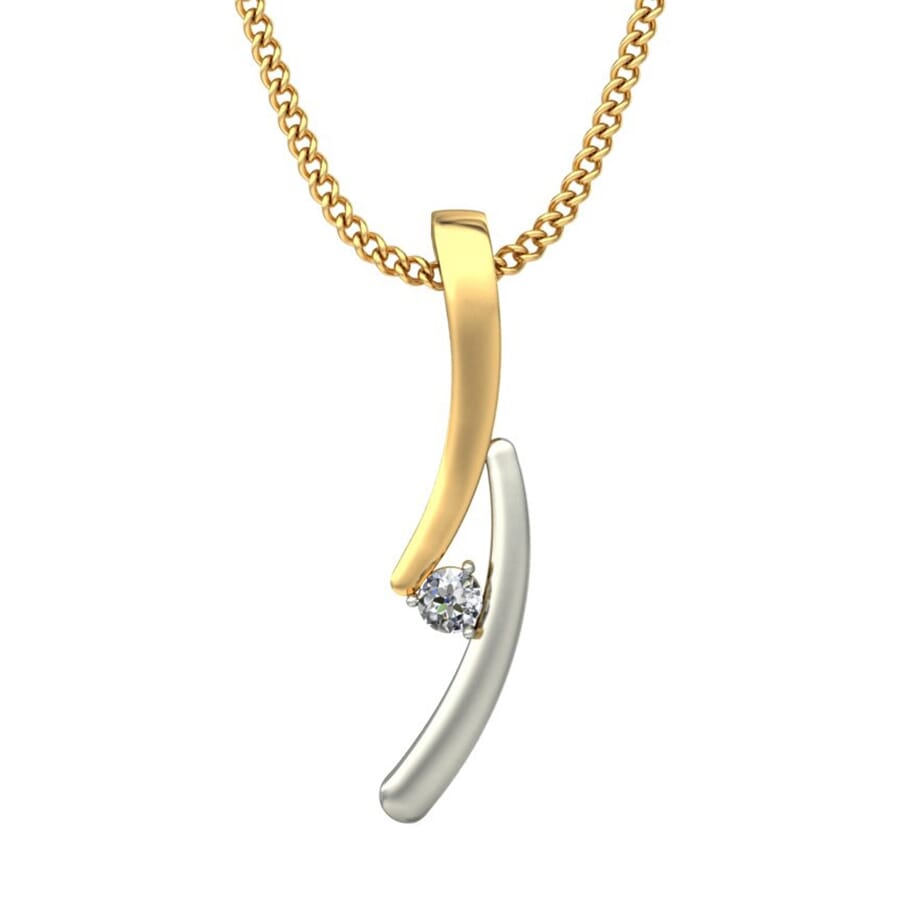 Round Diamond Fancy Pendant