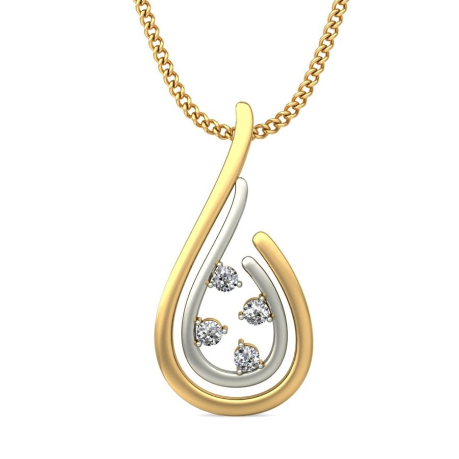 Round Diamond Fancy Pendant