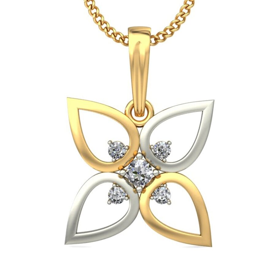 Round Diamond Fancy Pendant