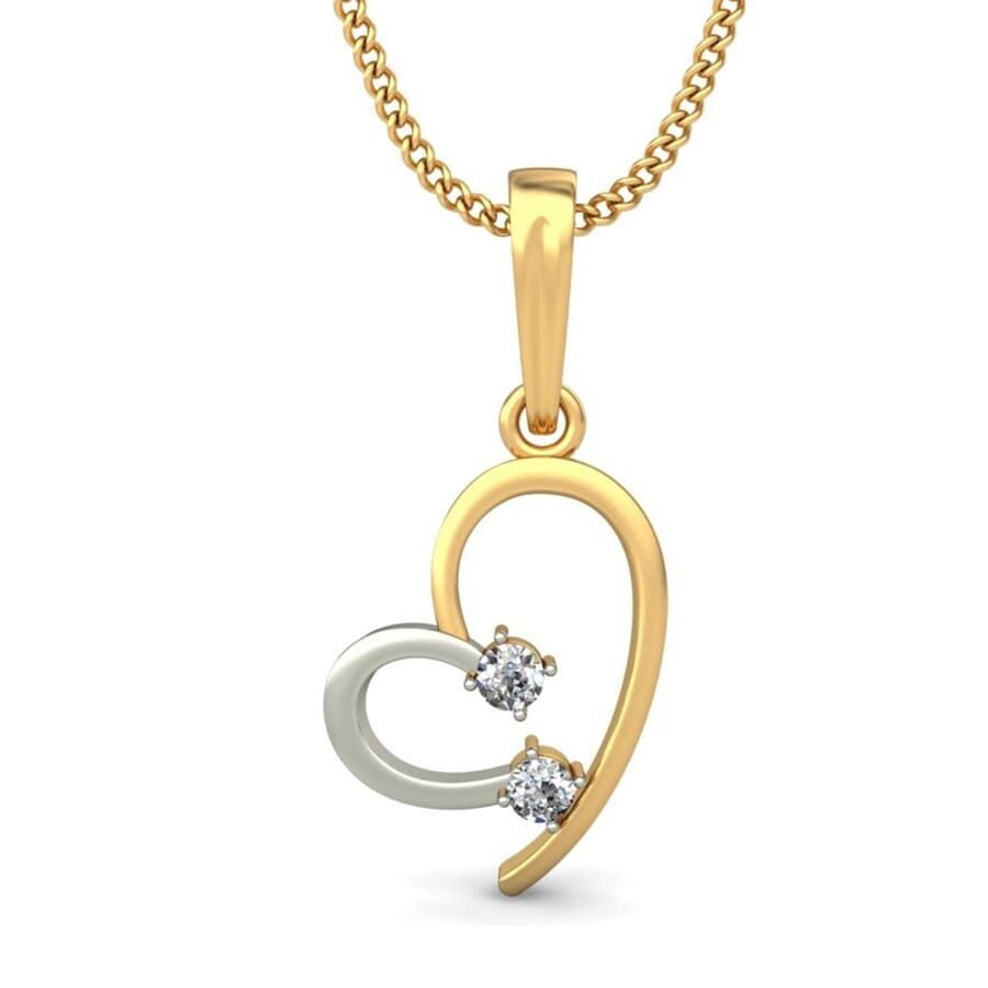 Round Diamond Fancy Pendant
