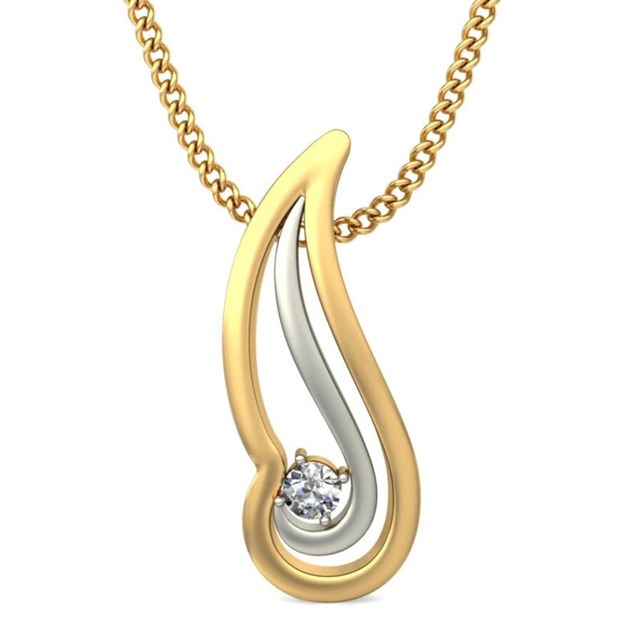 Round Diamond Fancy Pendant