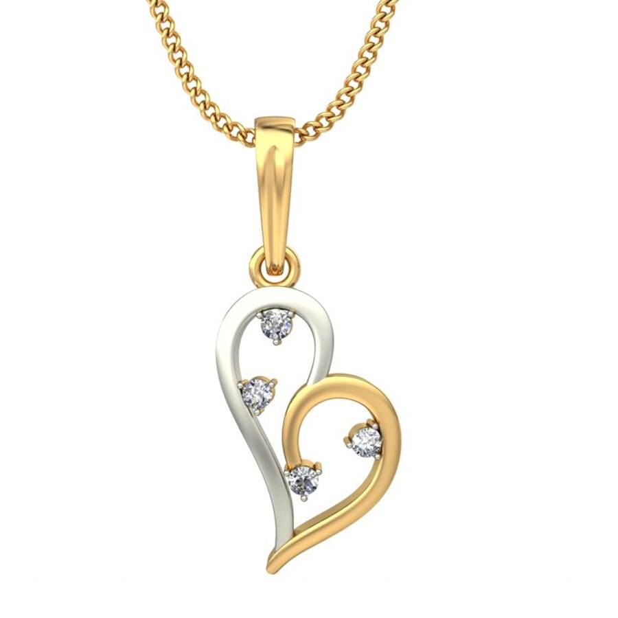 Round Diamond Fancy Pendant