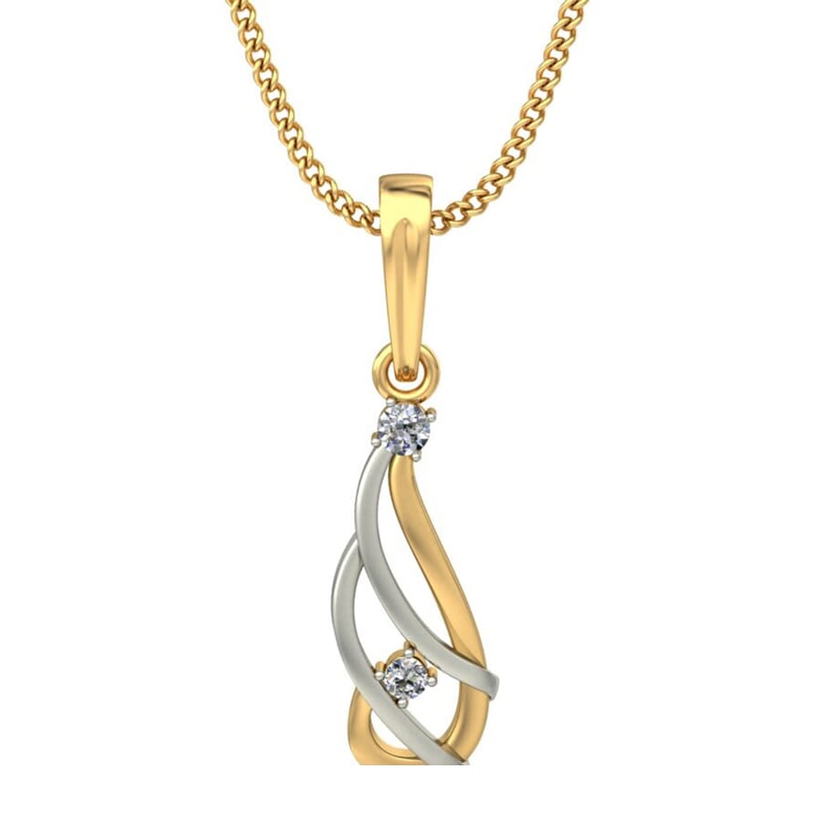 Round Diamond Fancy Pendant