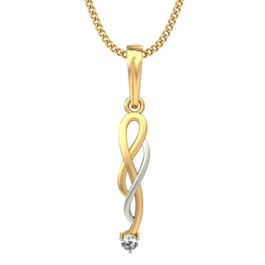 Round Diamond Fancy Pendant