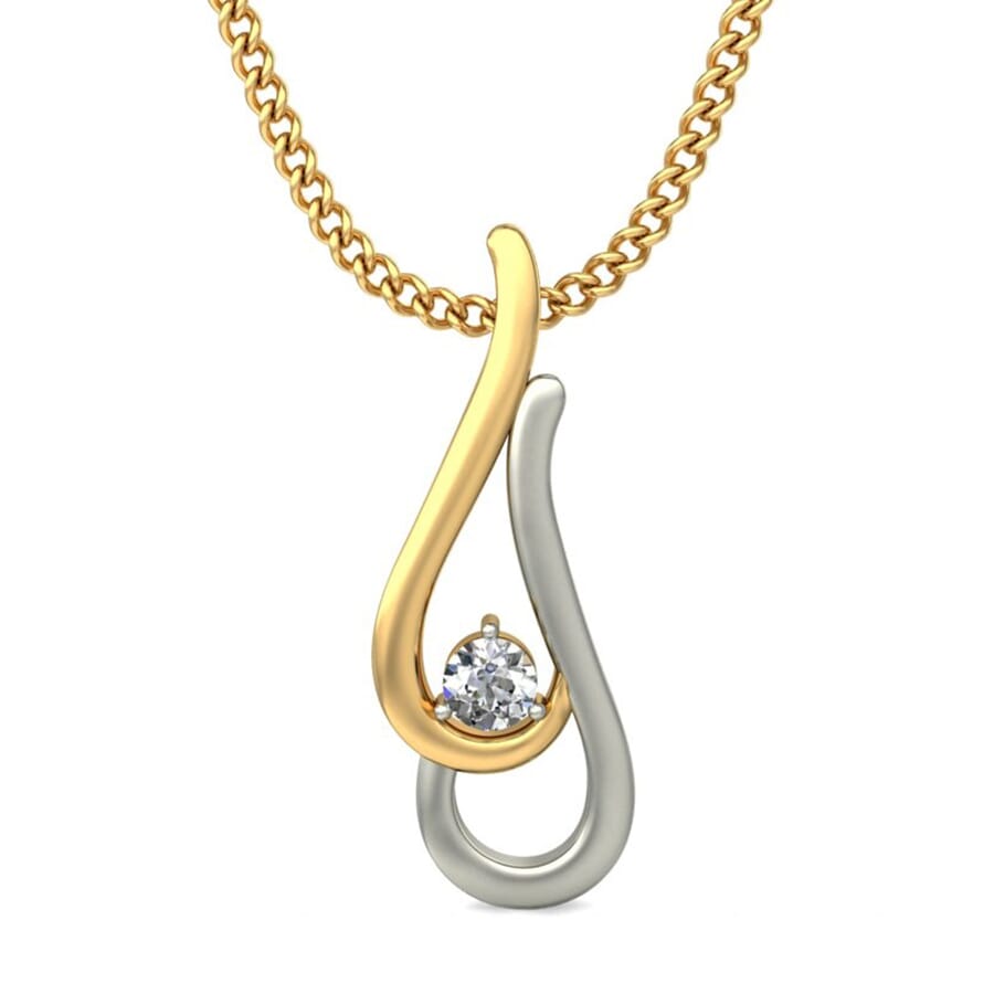 Round Diamond Fancy Pendant