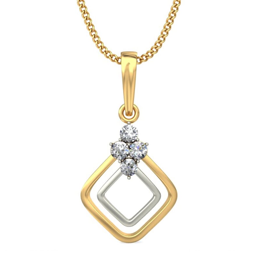 Round Diamond Fancy Pendant
