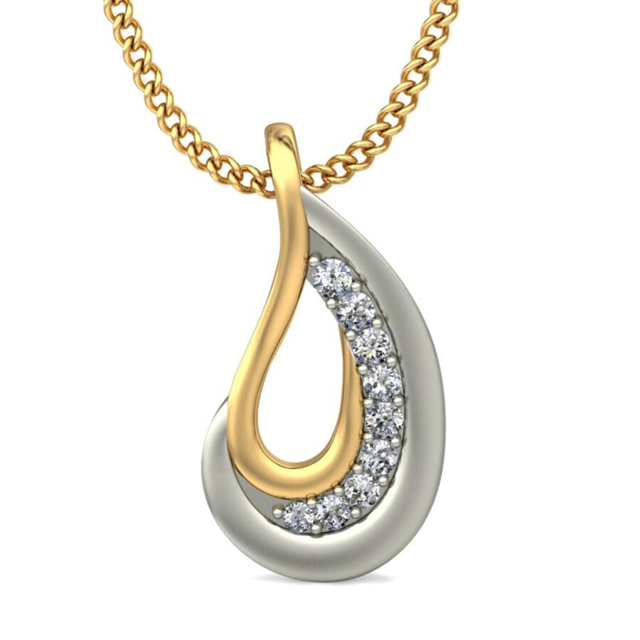 Round Diamond Fancy Pendant