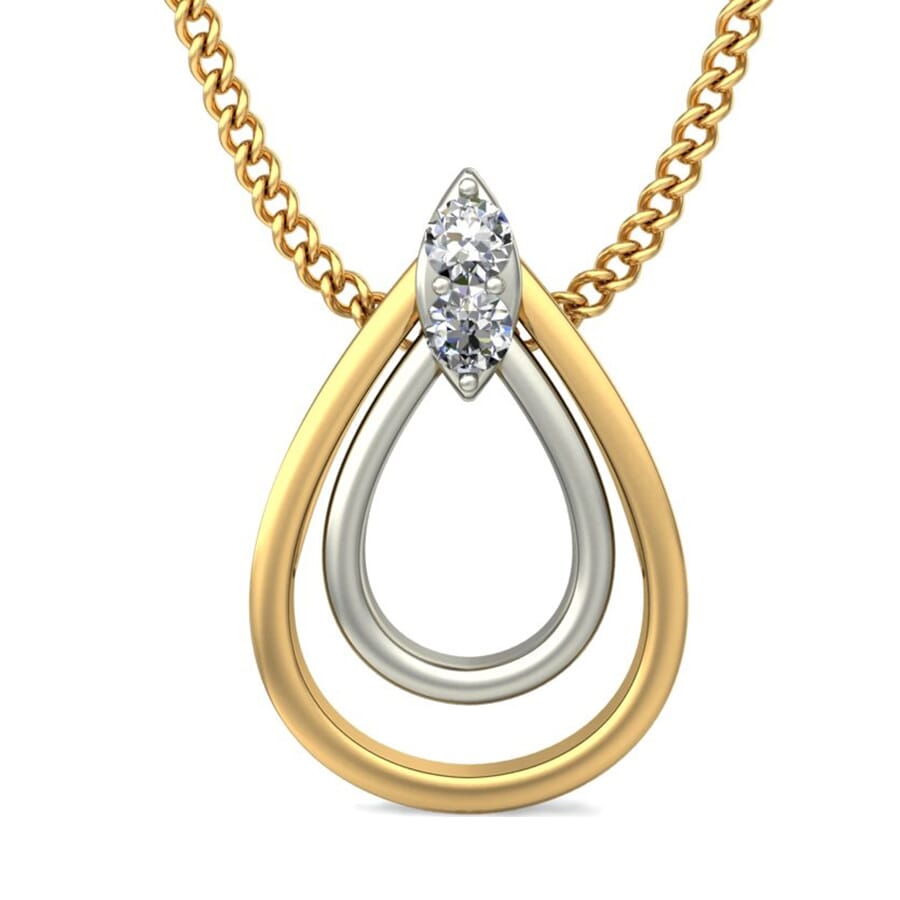 Round Diamond Fancy Pendant