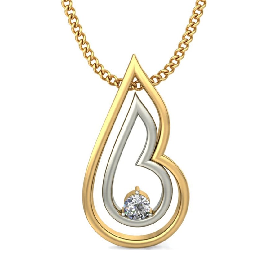 Round Diamond Fancy Pendant