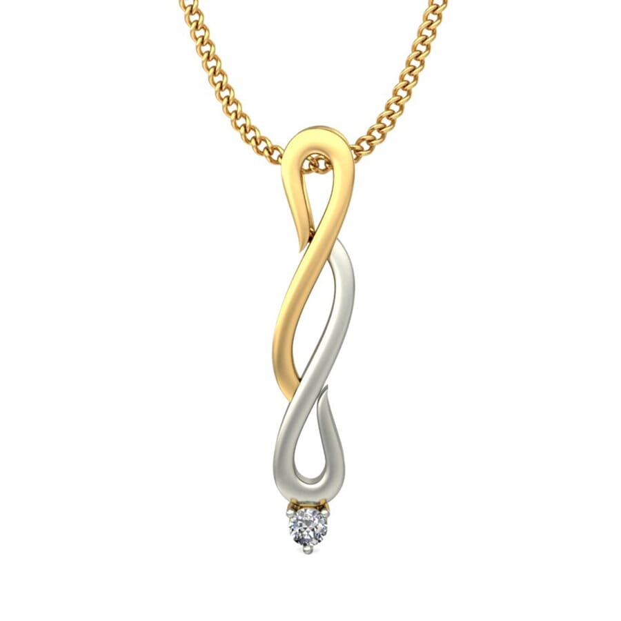 Round Diamond Fancy Pendant