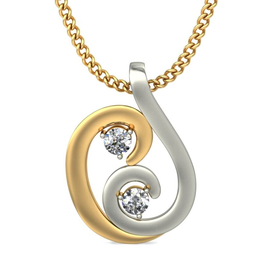 Round Diamond Fancy Pendant
