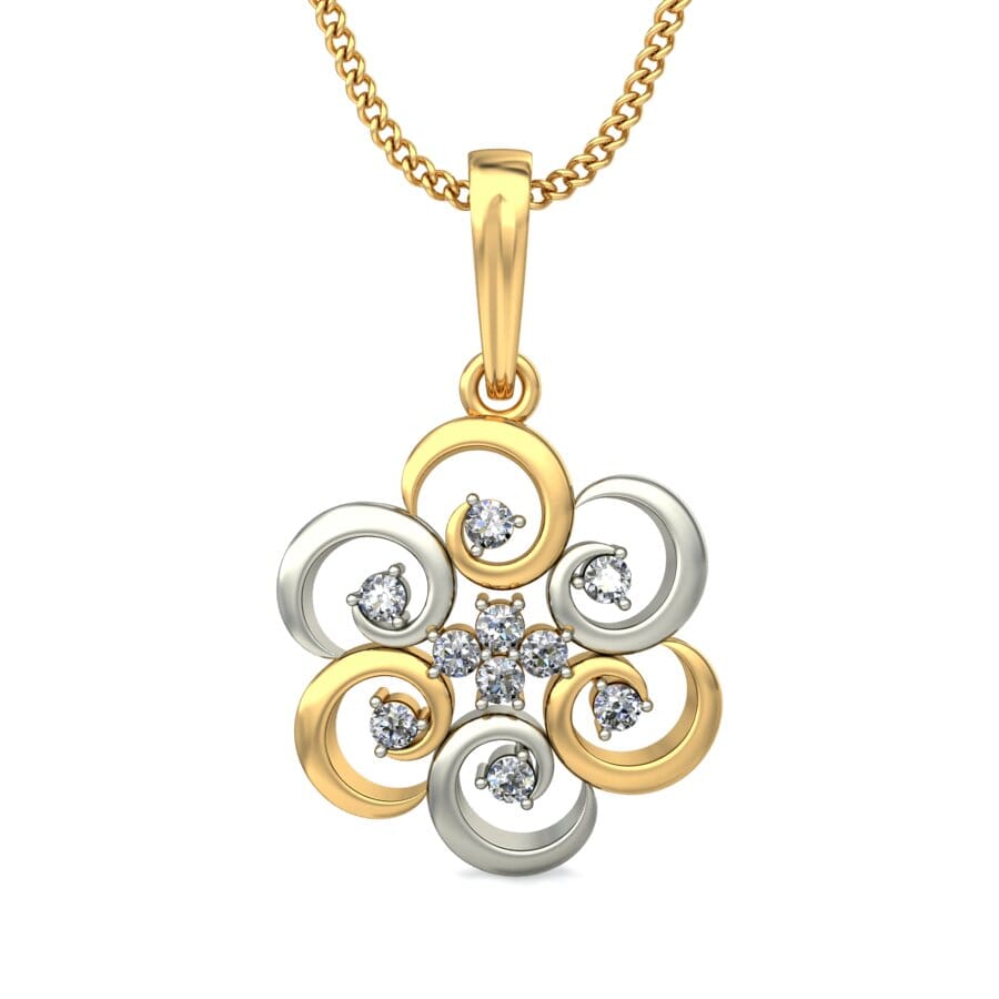 Round Diamond Fancy Pendant