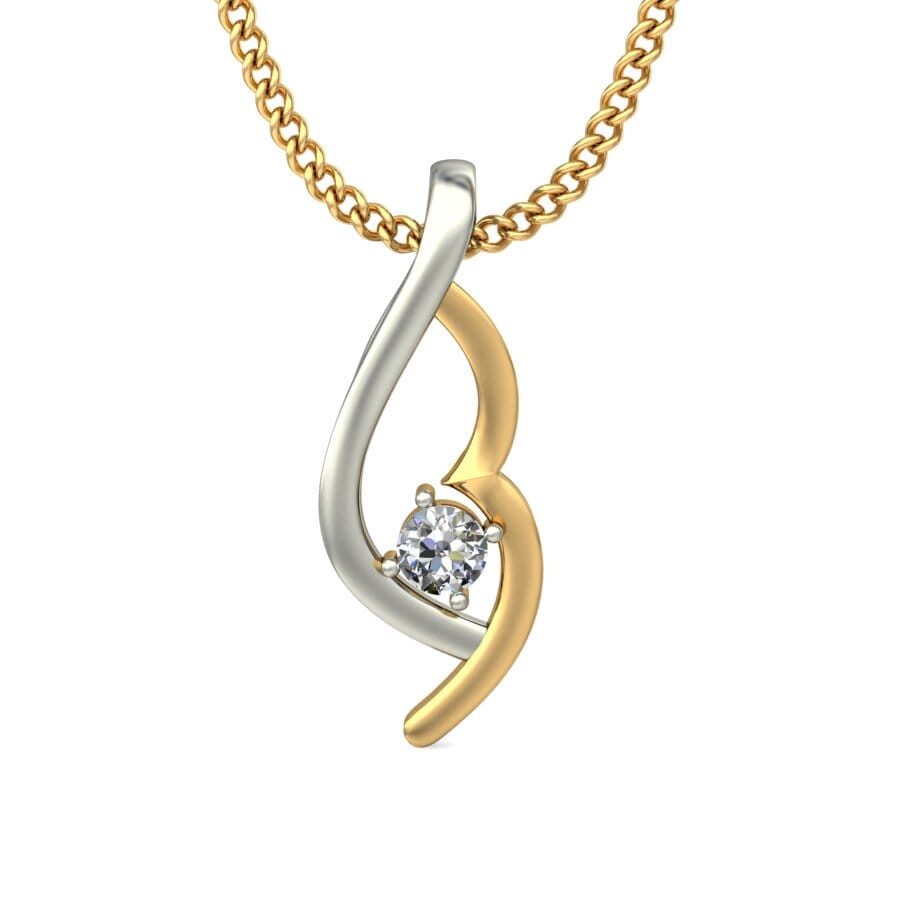 Round Diamond Fancy Pendant