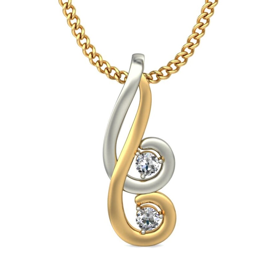 Round Diamond Fancy Pendant