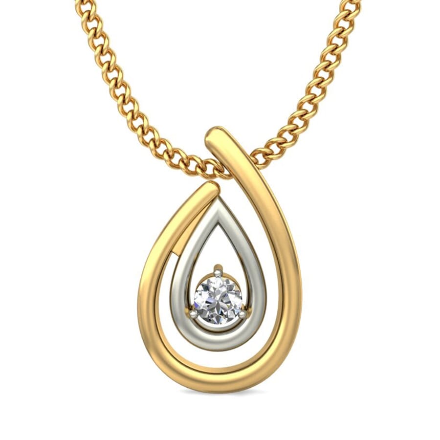 Round Diamond Fancy Pendant