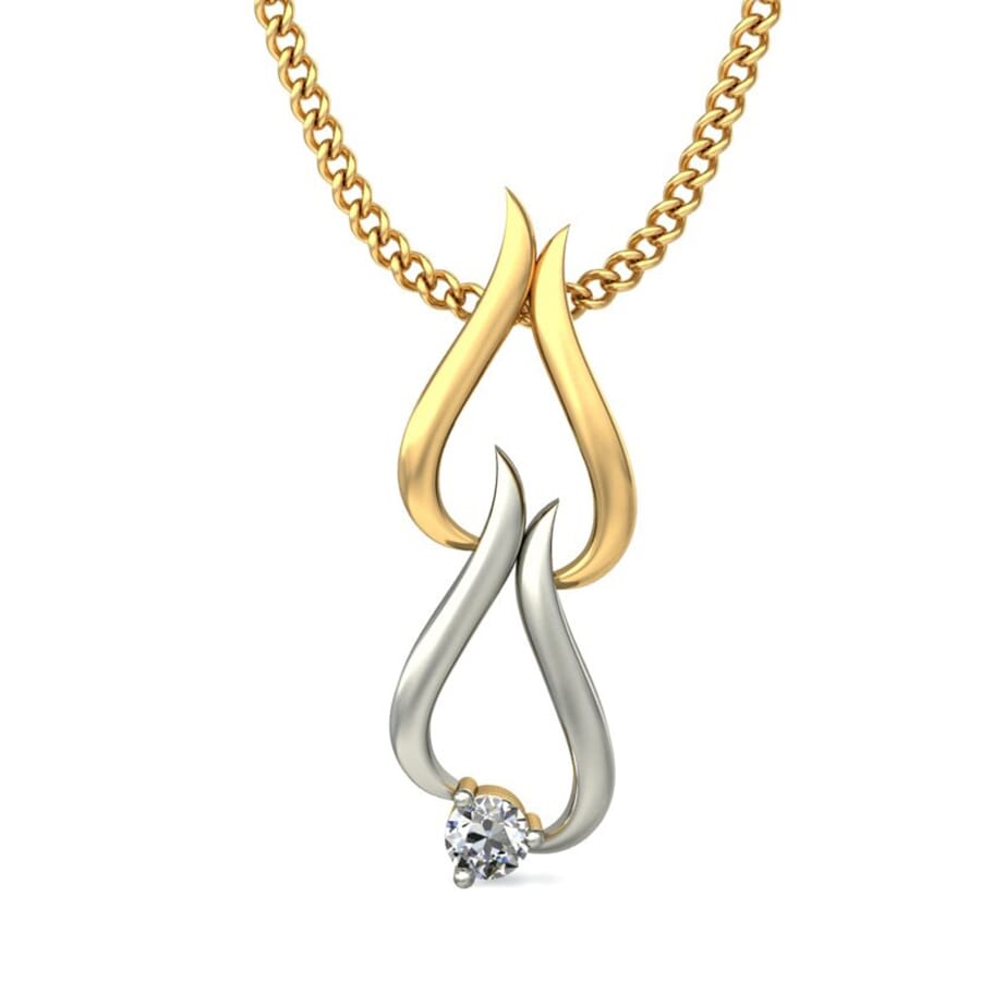 Round Diamond Fancy Pendant