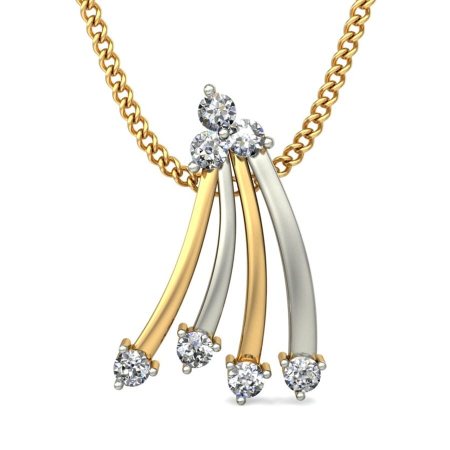 Round Diamond Fancy Pendant