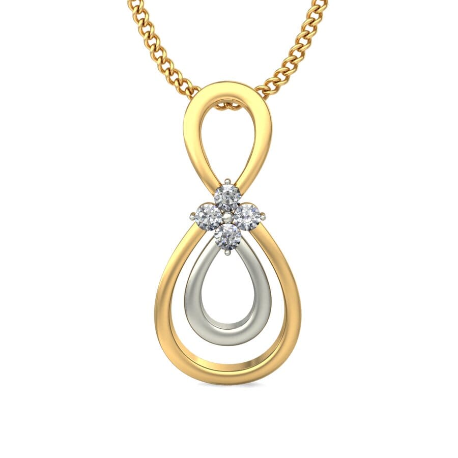 Round Diamond Fancy Pendant