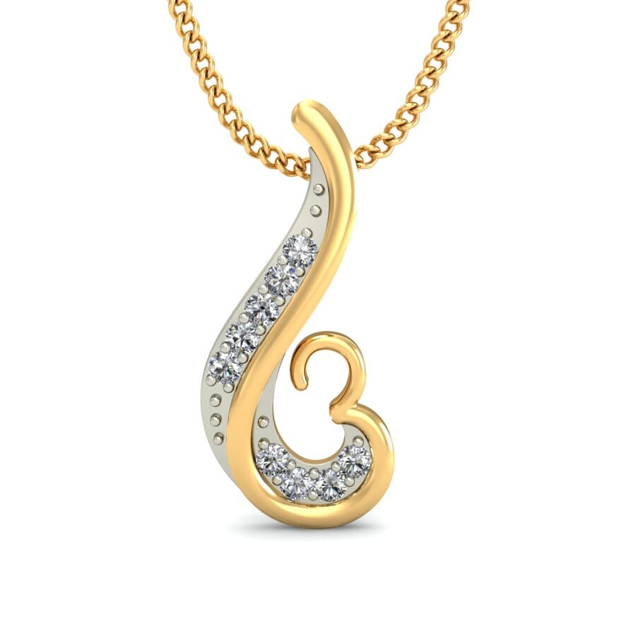 Round Diamond Fancy Pendant
