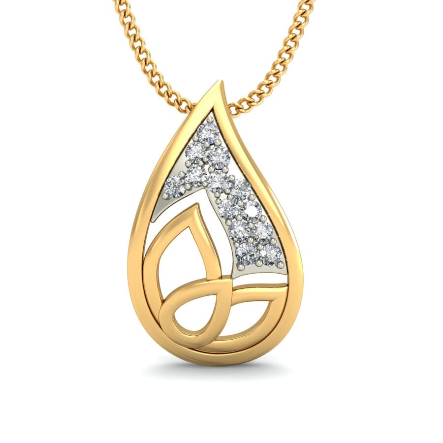 Round Diamond Fancy Pendant